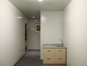 Maison en conteneur extensible de 30 pieds avec toit et <span class=keywords><strong>mini</strong></span> boîtier modulaire préfabriqué en deux parties Maison en conteneur complet - Product Image 5