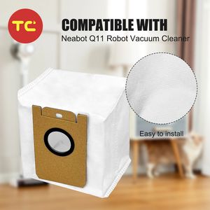 Sacs à poussière non tissés pour aspirateur robot <span class=keywords><strong>Neabot</strong></span> <span class=keywords><strong>Q11</strong></span>, sacs jetables de remplacement pour base auto-vidante - Product Image 5