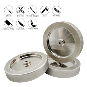 Meule CBN électrolytique 8 pouces 10 pouces roue d'affûtage de couteau pour T7 <span class=keywords><strong>T8</strong></span> affûteuse - Product Image 4