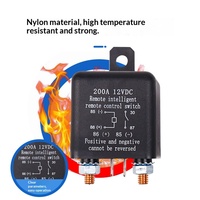 Interrupteur de mise hors tension sans fil pour voiture, 200A 12V, relais résistant aux hautes températures, accessoires complets