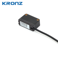 Capteur photoélectrique laser KRONZ, LED diffuse, sortie NPN/PNP sélectionnable, 12-24V DC, IP64, anti-interférence, industriel