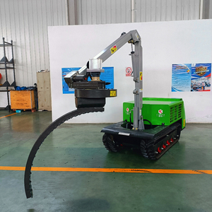 Jinke dễ dàng để hoạt động điện theo dõi Máy cắt cỏ & điều khiển từ xa hàng rào tông đơ với cánh tay theo dõi Máy cắt cỏ - Product Image 2