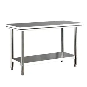 High Quality Stainless Steel Food Prep Table Cooking Worktable For Restaurant