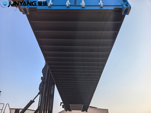 Contenedor de 40' HC con puertas dobles y rieles laterales, de acero Corten, tipo seco, para transporte de carga marítima, a la venta en cadena - Product Image 4