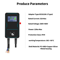 Wufen Nouveau Chargeur de Véhicule Électrique AC 22kW 380V Connecteur Type 2 Haute Efficacité Étanche Économie d'Énergie Domestique Commercial Public WallBox