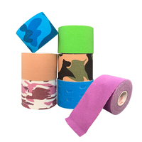 Bande de kinésiologie prédécoupée imperméable de 5 cm pour la santé, la compression et le sport, vente en gros personnalisée
