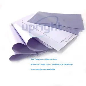Upright Printing Material Vacuum Forming Rigid Transparent And Opaque Milky White Pvc Sheet