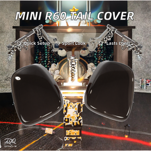 Coperture Fari Posteriori PMMA Personalizzate per <span class=keywords><strong>Mini</strong></span> <span class=keywords><strong>Countryman</strong></span> R60 Cooper 2010-2016, Oscuranti e Fumé, Facili da Installare, <span class=keywords><strong>Accessori</strong></span> Posteriori - Product Image 2