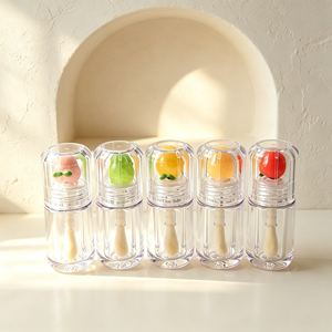 Tube de brillant à lèvres vide personnalisé avec logo, 3,5 ml, mignon, avec grand applicateur, pour remplir brillant à lèvres et huile à lèvres – Vente en gros - Product Image 4