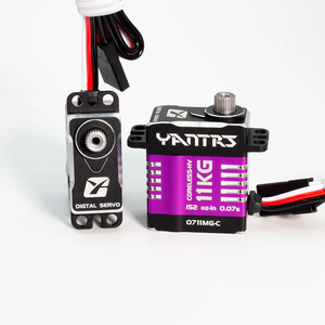 Motor sin núcleo programable RC Servo 11KG, Digital de alta velocidad 8,4 V para helicóptero Elite RC, avión y carreras de coches - Product Image 1