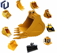 Bucket Serbaguna Kustom Pabrik untuk Excavator 1-200 Ton, Attachment Backhoe, Kompatibel Semua Merek, Garansi 1 Tahun