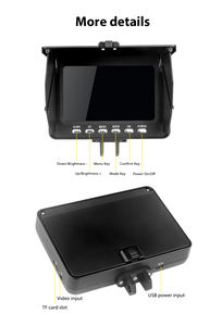 Taşınabilir yüksek çözünürlüklü Analog kutu kamera boru hattı endoskop sistemi beş inç CMOS sensör DVR H.264 su geçirmez/hava - Product Image 6