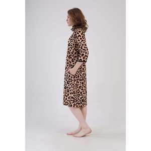 Vestido de dormir para mujer, talla grande XXL, manga 3/4, con cremallera y bolsillos, para estar en casa - Product Image 2