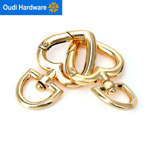 Mejor venta anillo cierre corazón anillo Rosa oro triángulo anillo Metal correas <span class=keywords><strong>Hardware</strong></span> para mujer - Product Image 2