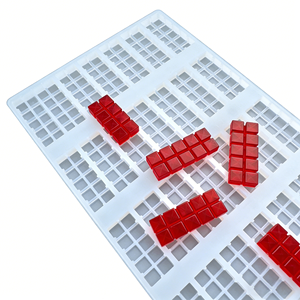 <span class=keywords><strong>Moule</strong></span> en silicone rectangulaire de 4,5 ml pour bonbons au caramel, chocolat, truffes, ganache, gelée, praline, <span class=keywords><strong>beurre</strong></span>, et bac à glaçons - Product Image 2