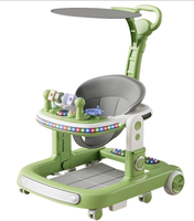Marche-bébé 3 en 1 de haute qualité pour bébé fille, marche-bébé d'apprentissage, marche-bébé pour passer de la position assise à la position debout, avec roues et siège