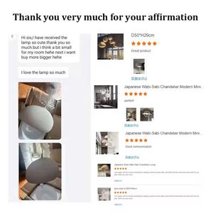 Lámpara Colgante de Estilo Japonés Wabi Sabi para Decoración de <span class=keywords><strong>Sala</strong></span> de Estar de Hotel Moderno, Lámpara de Araña para <span class=keywords><strong>Comedor</strong></span> - Product Image 2