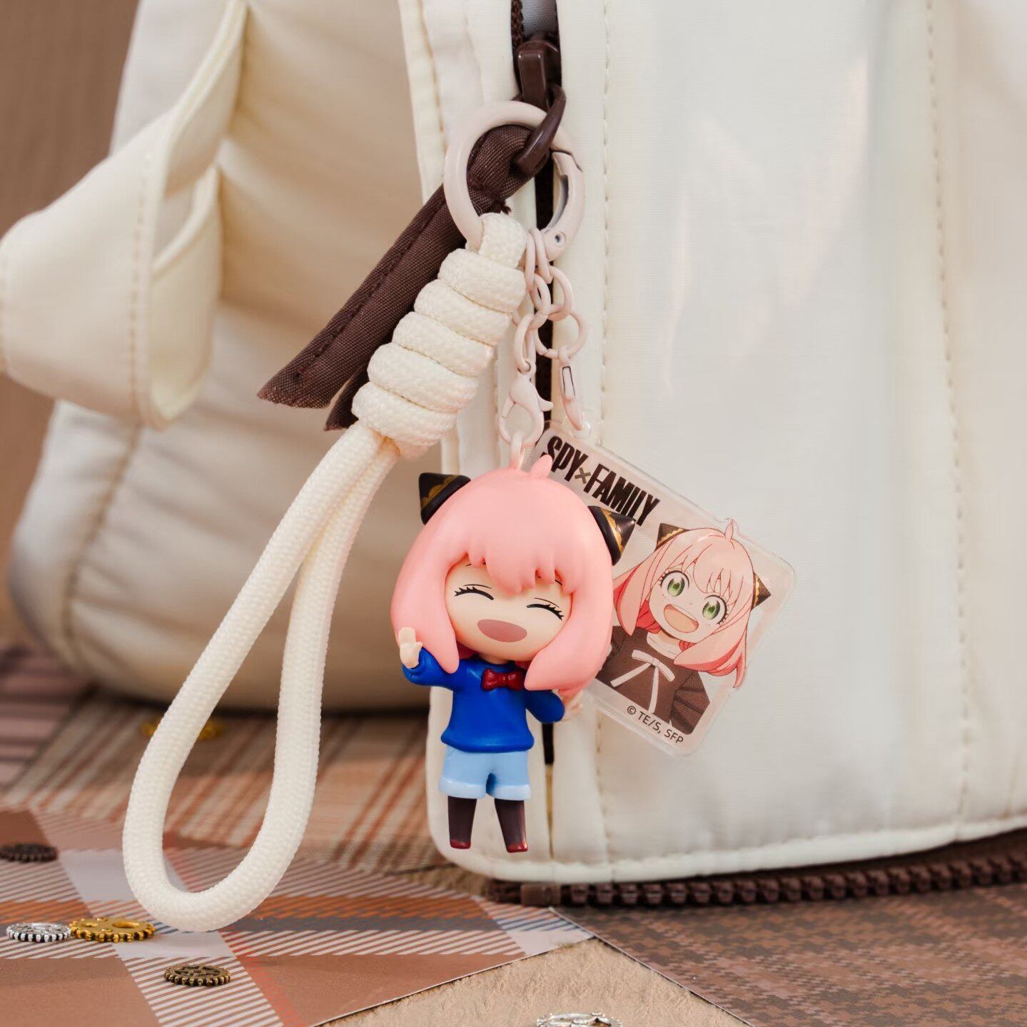 Genuine ZhiWan Spy X Family Chibi Q-Style Charm Blind Box PVC