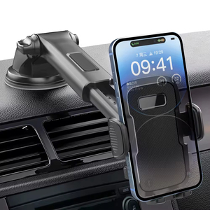 Support de téléphone portable pour voiture personnalisé, résistant aux chocs, en ABS de haute qualité, pour tableau de bord et pare-brise, rotation à 360 degrés, ventouse - Product Image 5