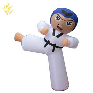 Globo Inflable Gigante de 6-8 Pies de Altura con Forma de Hombre de Dibujos Animados, Impermeable, con Soplador Eléctrico para Fiestas al Aire Libre y Decoración Promocional - Product Image 2