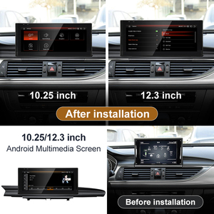 CNSTWEI Qualcomm 6225 685 Android 15 Écran intelligent 9 pouces Carplay Auto pour Audi 2012-2018 A6 A7 C7 Lecteur vidéo Navi GPS - Product Image 3