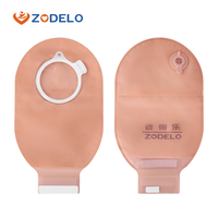 Équipement médical Zodelo, sacs d'ostomie à haute barrière en deux parties, fournitures médicales, poche d'ostomie pour les soins d'ostomie et d'iléostomie