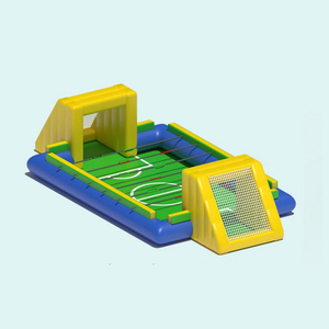 Cancha Inflable Combinada de Fútbol y Voleibol Personalizada OEM, <span class=keywords><strong>Arena</strong></span> Deportiva 2 en 1 con Porterías y Red para Eventos al Aire Libre - Product Image 6