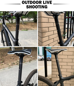 TOSEEK-<span class=keywords><strong>Tige</strong></span> <span class=keywords><strong>de</strong></span> <span class=keywords><strong>selle</strong></span> en <span class=keywords><strong>carbone</strong></span> pour VTT, tube <span class=keywords><strong>de</strong></span> <span class=keywords><strong>selle</strong></span> <span class=keywords><strong>de</strong></span> vélo <span class=keywords><strong>de</strong></span> <span class=keywords><strong>route</strong></span> gris, mat, brillant, 0mm, 27.2/30.8/31.6mm - Product Image 6