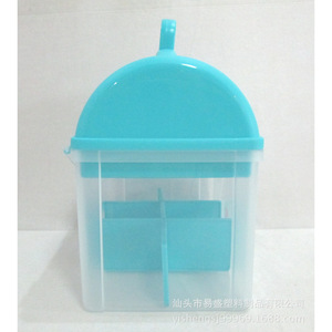 Childrens Medicine <b>Storage</b> <b>Box</b> Multi Compartment Plastic Organizer With Handle For Jewelry Parts And Toys <b>Blue</b> Color - Product Image 4