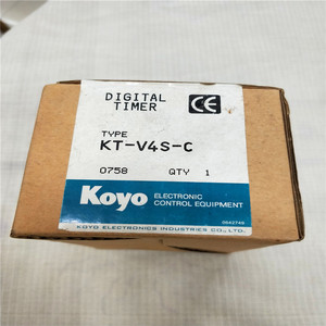 เครื่องตั้งเวลาแบบดิจิตอล Koyo รุ่น KT-V4S-C 220V อุปกรณ์ควบคุมเครื่องจักรพลาสติก - Product Image 1
