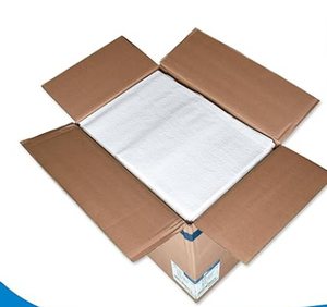 Draps médicaux jetables en papier <span class=keywords><strong>blanc</strong></span> <span class=keywords><strong>40</strong></span> x <span class=keywords><strong>60</strong></span> cm (paquet de 1000) 1 plis, tissu gaufré sans latex, médical - Product Image 4