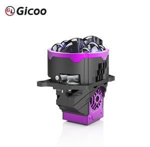 Gicoo 220W 12V เลนส์โปรเจคเตอร์ Bi-led รุ่นใหม่ พร้อมลำแสงเลเซอร์ 8 เส้น 6000K ขนาด 3 นิ้ว 50000 ลูเมนส์ ใช้ได้กับรถยนต์ทั่วไป สำหรับติดตั้งเพิ่มเติม/อัปเกรด - Product Image 6