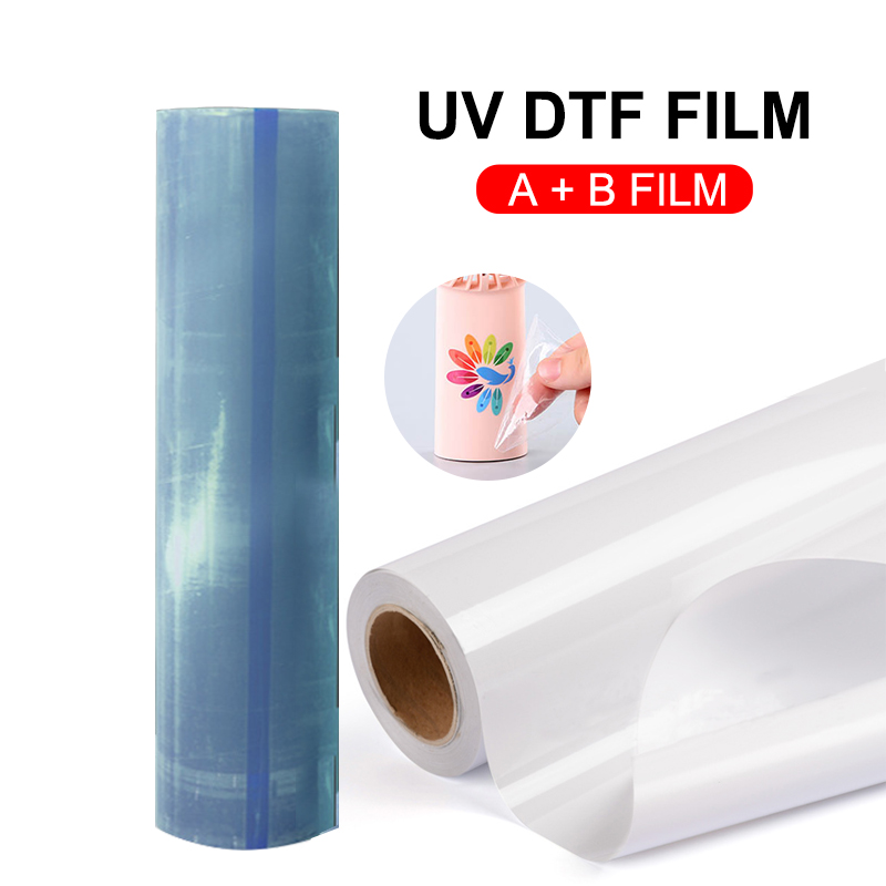 A B dtf пленка A3 UK чернила для теплопередачи UV dtf ПЭТ пленка для печати на футболках
