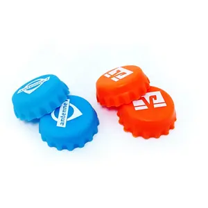 Factory Custom Water Bottle Caps Beer Saver Reusable Cap, Promotional Gifts Plastic Bottle Silicone Crown Bottle Caps