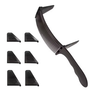 Nuevo Peine Profesional para Cortar el Cabello, Peine Curvo de Posicionamiento Ajustable con Diseño en Forma de S, Peine de Plástico para Cortadora de Cabello de Salón - Product Image 2
