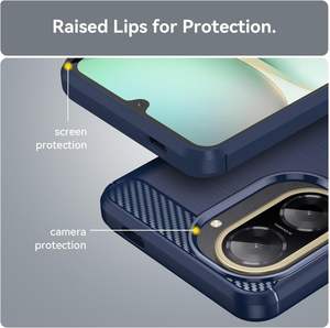 เคสโทรศัพท์มือถือคาร์บอนไฟเบอร์ TPU แบบนิ่มสำหรับ A5 A3 15C 14C Note 15 14 Pro PLUS สำหรับ Xiaomi 17 PRO MAX 15T C85ฝาครอบ C61 C71 - Product Image 2