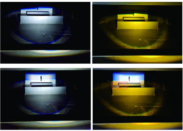 สีขาวและสีเหลือง