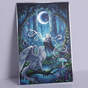 Stampe Artistiche Personalizzate in Lamina Argentata Anime, Poster su Carta per Stampa Digitale, Illustrazioni per Fumetti, Giochi/Film, <span class=keywords><strong>Libri</strong></span> d'Arte - Product Image 1