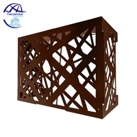 Housse décorative pour climatiseur extérieur, accessoires pour mini-split, housse imperméable pour pompe à chaleur, forme rectangulaire, style contemporain