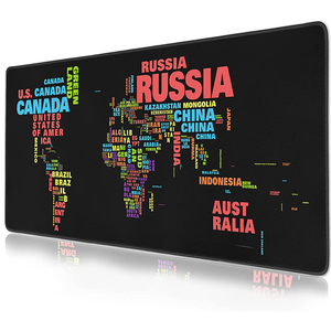 Bản Đồ Thế Giới Chuột Pad 80*30Cm E Non-Slip Cao Su Cơ Sở Bàn Mat Cho Máy Tính Để Bàn Với Khâu Cạnh Máy Tính Mat Cho Bàn Xl - Product Image 1