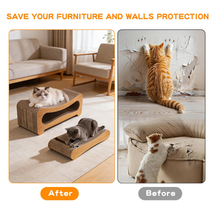 2-in-1 Cat Scratcher <b>Pad</b> Sustainable and Eco-Friendly Made with Sisal and Paper - Product Image 6