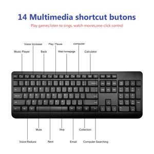 Bàn Phím Không Dây Kiểu Pháp/Thụy Điển Hàn Quốc Bàn Phím Có Dây - Product Image 6