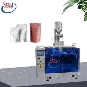 Multi functional linear prefabricated bag vertical oat flake particle wood small particle solid particle oat packaging machine