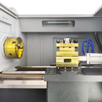 Tour CNC horizontal à haute rigidité CK6150B, machine de tournage CNC de précision de type suisse