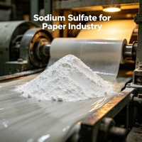Sulfate de sodium à prix usine, produit chimique très demandé pour l'industrie du papier et de la pâte en Chine