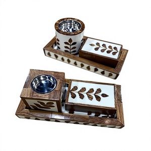 Newest Design <b>Bakhoor</b> <b>Burner</b> Wooden And MOP Oud <b>Burner</b> With Box And Tray Oud Mabkhar <b>Burner</b> By Home Arts - Product Image 1