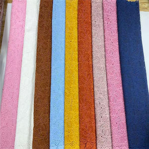 Tela <span class=keywords><strong>de</strong></span> Encaje Guipur <span class=keywords><strong>de</strong></span> Lujo Directo <span class=keywords><strong>de</strong></span> Fábrica, Ecológica, Blanca, <span class=keywords><strong>de</strong></span> Poliéster, con Patrón Floral Bordado, para Vestidos <span class=keywords><strong>de</strong></span> Novia y <span class=keywords><strong>Ropa</strong></span> <span class=keywords><strong>de</strong></span> Fiesta - Product Image 6