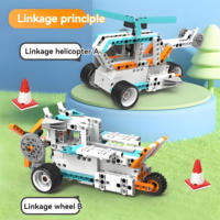 320 pièces Kit de robotique STEM avancé 9 modes programme de construction APP télécommande éducatif en plastique bloc de construction jouet pour enfants