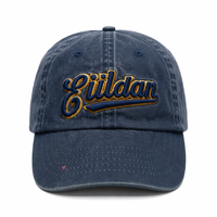 Casquette de baseball vintage personnalisée avec logo OEM, 100 % coton respirant, imperméable, visière incurvée classique, unisexe, casquette de sport 3D – Grande Vente