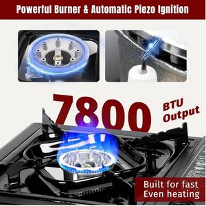 Estufa <span class=keywords><strong>de</strong></span> Camping Portátil con Estuche <span class=keywords><strong>de</strong></span> Transporte, para Camping, Senderismo, Emergencias, Esencial para Fiestas al Aire Libre, 7800 BTU <span class=keywords><strong>de</strong></span> Potencia - Product Image 4